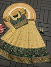 AJD Patola Foil Print Girls Wear Lehenga For Kids Wholesale Price In Surat